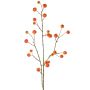 Deko Zweig Zierapfel NONGIH mit Früchten, orange, 90cm