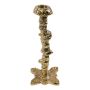 Aluminium Kerzenständer FREDERIKE für Stabkerzen, gold, 20cm, Ø7cm