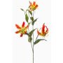 Kunstzweig Gloriosa TROFEL, orange-gelb, 90cm