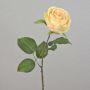 Künstliche Rose FINAKAS, creme-gelb, 65cm, Ø9cm