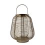 Aluminium Laterne CONSTANTINE mit Henkel, gold, 23cm, Ø24cm