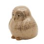 Tierfigur Eule ELYRIA aus Keramik, outdoor, braun, 21x20x20cm