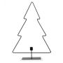 Metall Kerzenhalter Tannenbaum NERSYLA, Fuß, schwarz, 45cm, Ø40cm
