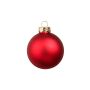 Christbaumkugel CLARIBELLE, matt, 15 Stück, rot, Ø8cm