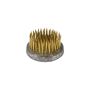 Blumenigel LAURETTE mit Messing Pins, silber, Ø5cm