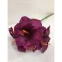Kunstblume Amaryllis SARNUK, violett, 80cm
