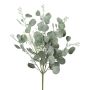 Kunstpflanze Eukalyptus KLORHE, Steckstab, Blüten, grün-grau, 40cm