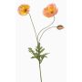 Kunstzweig Mohnblume SCHUNRA, pfirsich, 75cm