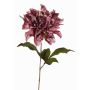 Samt Kunstblume Dahlie MINBU, altlila, 60cm, Ø17cm