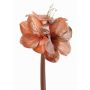 Samt Amaryllis Dekoblume KIRSTY, rosé, 70cm, Ø13-15cm