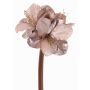 Samt Amaryllis Dekoblume KIRSTY, helllila, 70cm, Ø13-15cm