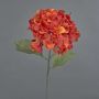 Dekoblume Hortensie URANIA, Trockenoptik, orange-rot, 75cm, Ø20cm