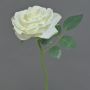 Fake Rose NIKOLETA, weiß, 30cm, Ø12cm
