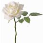Fake Rose NIKOLETA, weiß, 30cm, Ø12cm