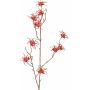 Kunstzweig Zaubernuss XYLA, Blüten, orange-rot, 70cm, Ø6cm