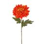 Kunstblume Chrysantheme DELPHINA, orange, 65cm, Ø14cm