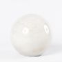 Deko Glaskugel MONTANA, weiß-milchig, 13,5cm, Ø15cm