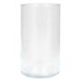 Glas Vase Zylinder SANYA OCEAN, klar, 20cm, Ø11,6cm