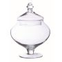 Bonbonglas DAVKO mit Deckel, auf Standfuß, klar, 29,5cm, Ø21cm