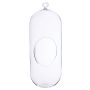 Hohes Glas Terrarium BARTEK mit Öse, klar, 30cm, Ø11,5cm