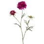 Künstlicher Zweig Scabiosa MARUA, violett, 80cm