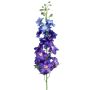 Fake Blume Rittersporn SETSUKO, dunkelblau-lila, 95cm, Ø14cm