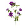 Künstliche Blume groß Clematis HIKARI, lila, 110cm, Ø5-14cm