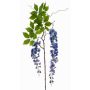 Künstliche Blume groß Blauregen Zweig NISSRINE mit Blüten, blau, 145cm