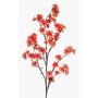 Künstliche Blume groß Kirschblütenzweig GIMA mit Blüten, koralle, 120cm