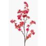 Künstliche Blume groß Kirschblütenzweig GIMA mit Blüten, pink, 120cm