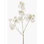 Deko Kunstblume Duftwicke KANZI, weiß, 75cm, Ø4-7cm