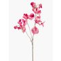 Deko Kunstblume Duftwicke KANZI, pink-creme, 75cm, Ø4-7cm