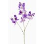 Deko Kunstblume Duftwicke KANZI, lila, 75cm, Ø4-7cm