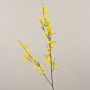 Kunst Forsythien Zweig SUKOTI mit Blüten, gelb, 75cm, Ø3-5cm