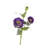 Künstlicher Zweig Lisianthus UPIONA, violett, 70cm