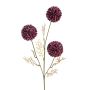 Dekozweig Allium ANNELIA, violett, 65cm