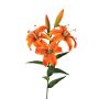 Künstlicher Zweig Tigerlilie ZIRONIA, orange, 75cm