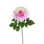 Kunstblume Dahlie ZURIANNA, lila-creme, 70cm