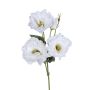 Künstlicher Zweig Lisianthus ENILABE, weiß, 55cm