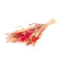 Trockenstrauß DILIANE, rot-natur, 50cm, Ø15cm