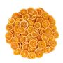 Deko Trockenfrüchte Orangenscheiben ELLIDA, orange, Ø4-6cm, 250g