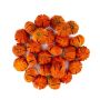 Deko Trockenfrüchte Mandarinen NIARATU, eingeschnitten, orange, Ø4-5cm, 250g