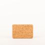 Rechteckiger Press Korkuntersetzer MANARA, natur, 15x10x1,5cm