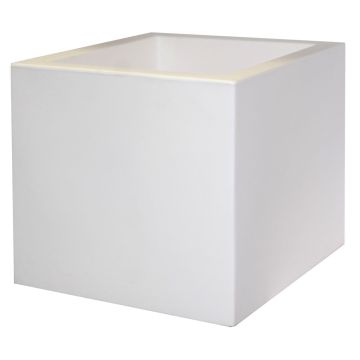 Pflanztopf TALVEN aus Kunststoff, weiß, 50x50x50cm Pflanztopf TALVEN aus Kunststoff, weiß, 50x50x50cm