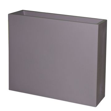 Pflanztopf ERVOK aus Kunststoff, grau, 80x25x70cm Pflanztopf ERVOK aus Kunststoff, grau, 80x25x70cm