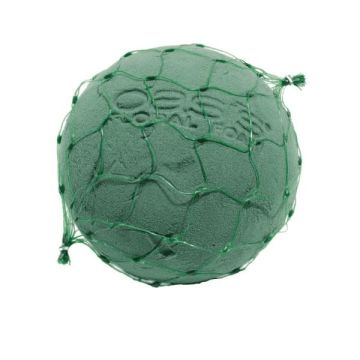 OASIS® Ideal Nasssteckmasse Kugel im Netz, grün, Ø12cm