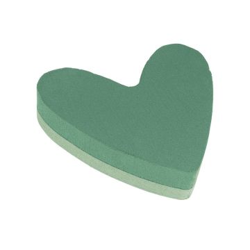 OASIS® Nasssteckmasse Herz, Hochzeitsdeko, Foam Frames Hartschaumboden, grün, 25x24x6cm OASIS® Nasssteckmasse Herz, Hochzeitsdeko, Foam Frames Hartschaumboden, grün, 25x24x6cm