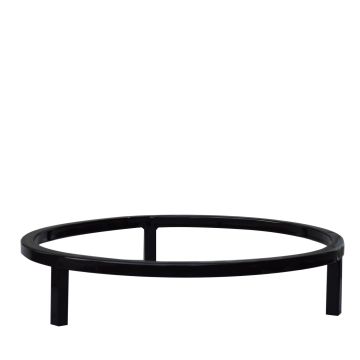 Pflanzsockel Metall KAHONO mit Füßen, schwarz, 7cm, Ø35cm Pflanzsockel Metall KAHONO mit Füßen, schwarz, 7cm, Ø35cm