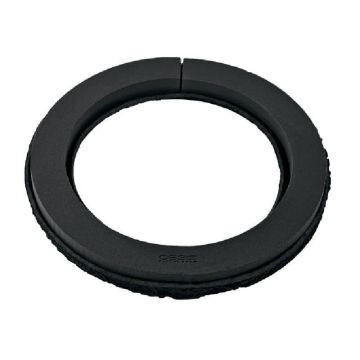 OASIS® Black Ideal Nasssteckschaum Kranz, Biolit Altpapier Schale, schwarz, 6cm, Ø44,5cm