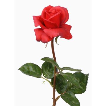 Kunst Rose AMELIE, rot, 70cm, Ø9cm Kunst Rose AMELIE, rot, 70cm, Ø9cm